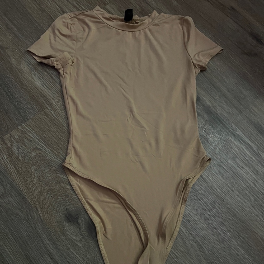 tan bodysuit